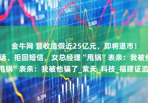 金牛网 营收造假近25亿元，即将退市！公司拒接证监局电话、拒回短信，女总经理“甩锅”表亲：我被他骗了_紫天_科技_福建证监局